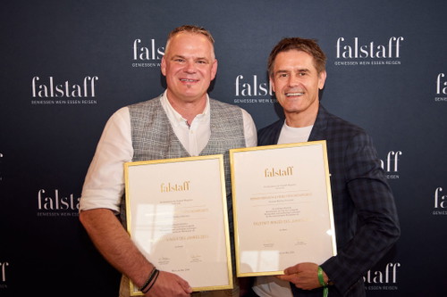 Roman Horvath und Heinz Frischengruber von der Domäne Wachau sind die »Falstaff Winzer des Jahres« © SmatthiasC / Matthias Schmitt
