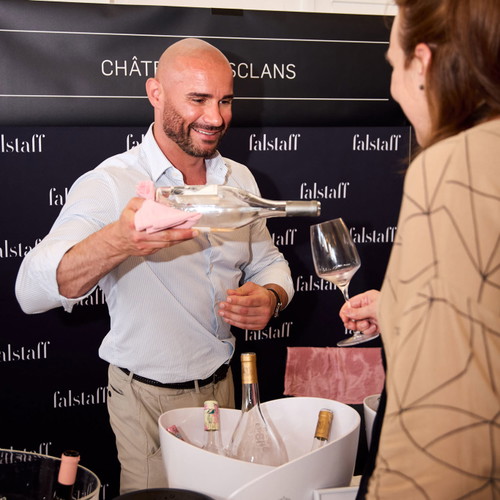 Impressionen aus der Falstaff Lounge bei der VieVinum 2024 © SmatthiasC / Matthias Schmitt
