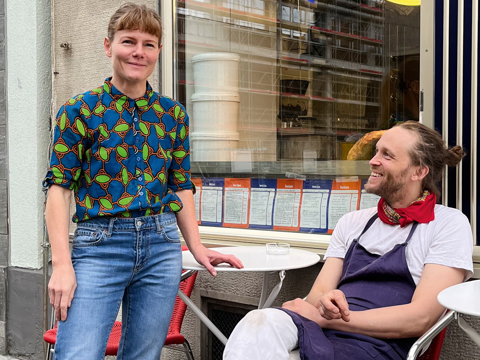 Das «Heisswein»-Team: Andrea Rothenberger und Samuel Envall Utbult.