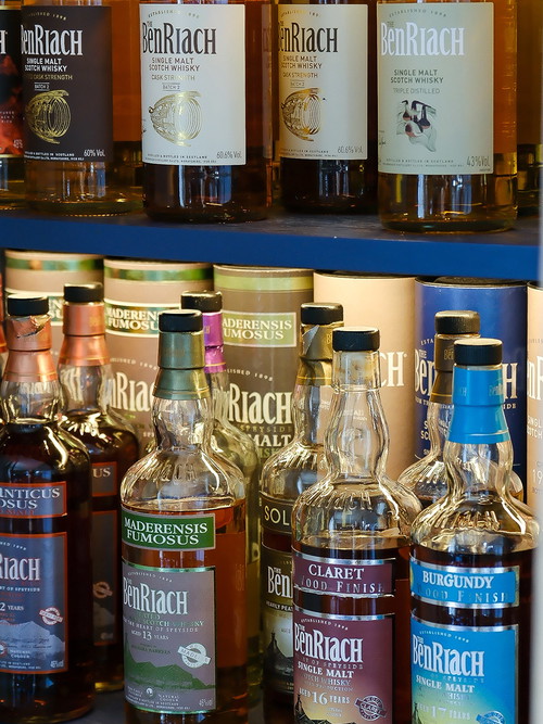 Blick in den Schatzschrank bei BenRiach