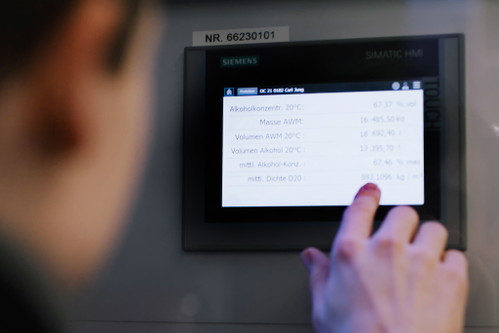 Hightech-Steuerung der Prozesse.