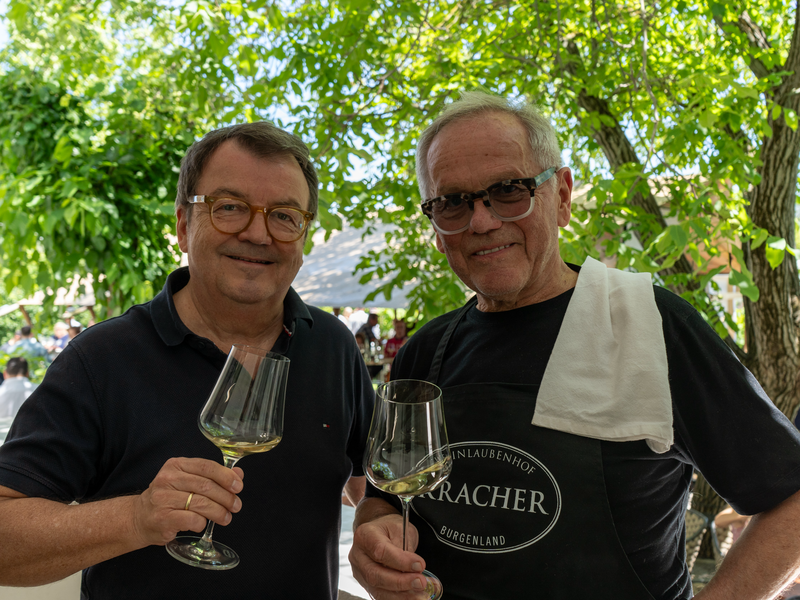 Willi Klinger und Wolfgang Puck.