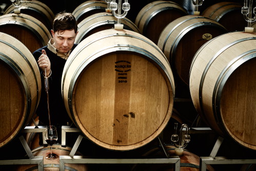 Harald Krabbe (left) has been producing unique cherry wines at Frederiksdal in south-eastern Denmark since 2006. 