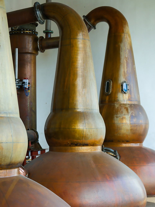 Die Brennblasen bei GlenDronach