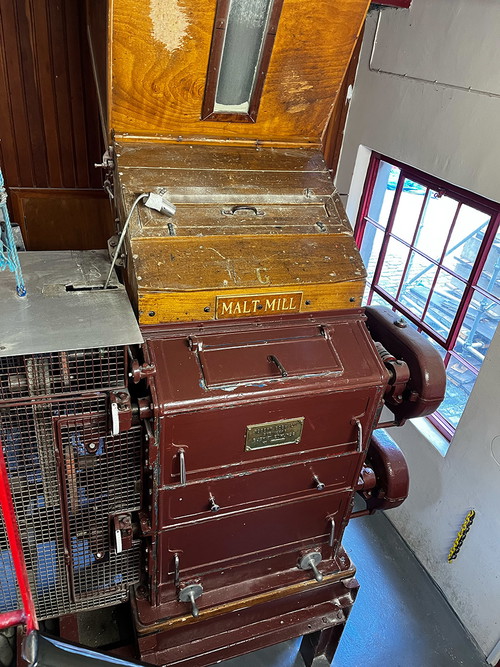 Alt, aber zuverlässig: die traditionelle Porteus-Malzmühle bei BenRiach. 