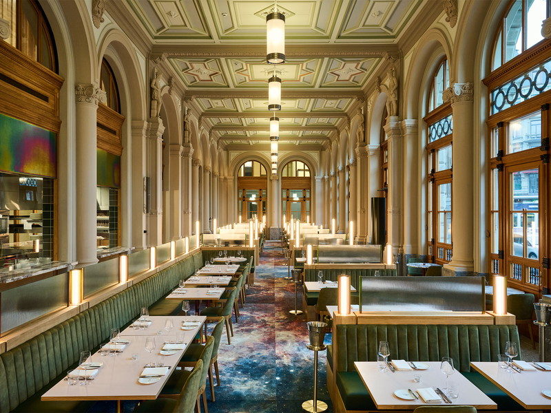 Die «Brasserie Süd» im Südtrakt des Hauptbahnhofs gehört zu den spektakulärsten Neueröffnungen der letzten Monate in Zürich.