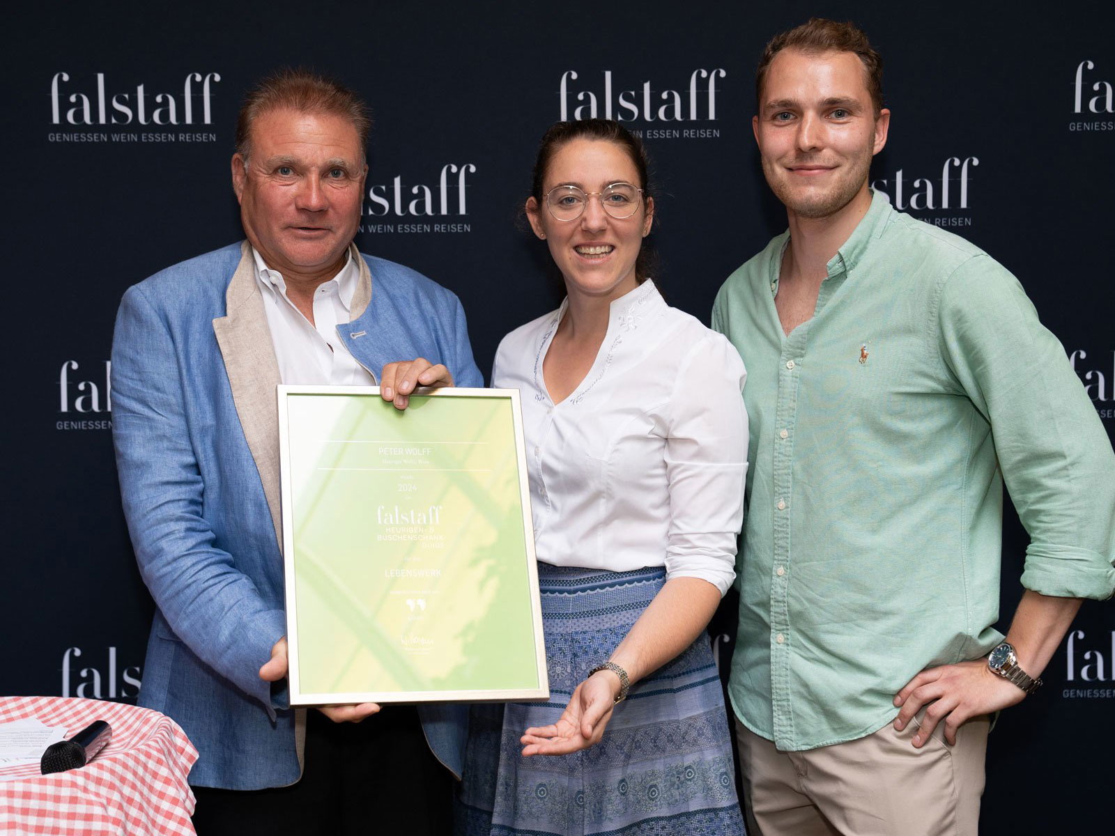 Peter Wolff, Elisabeth Wolff und Gerhard Wolff.