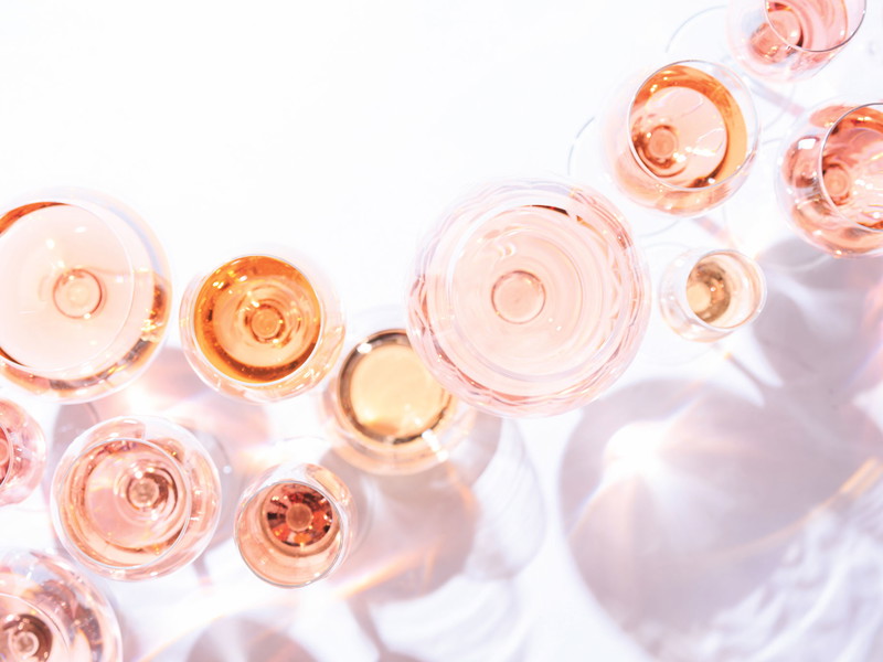 Facets of pink: no other type of wine can hold a candle to rosé when it comes to the play of colours.