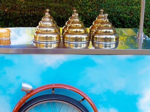 Ein traditionell Italienischer Gelato-Wagen.