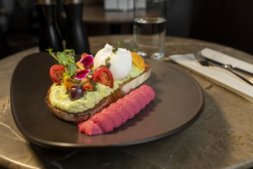 Avocado-Burrata Toast.