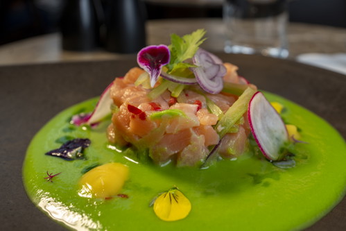 Swiss Lachs Ceviche.