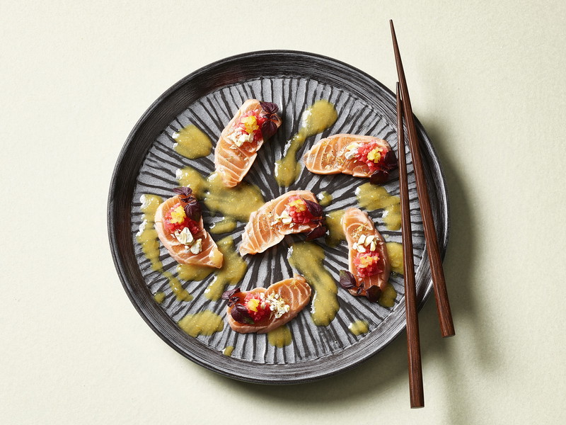 Lachs Tiradito aus dem Rooftop-Pop-Up «Kyōyū».