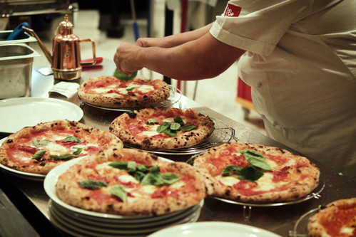 «San Gennaro»-Pizzen.