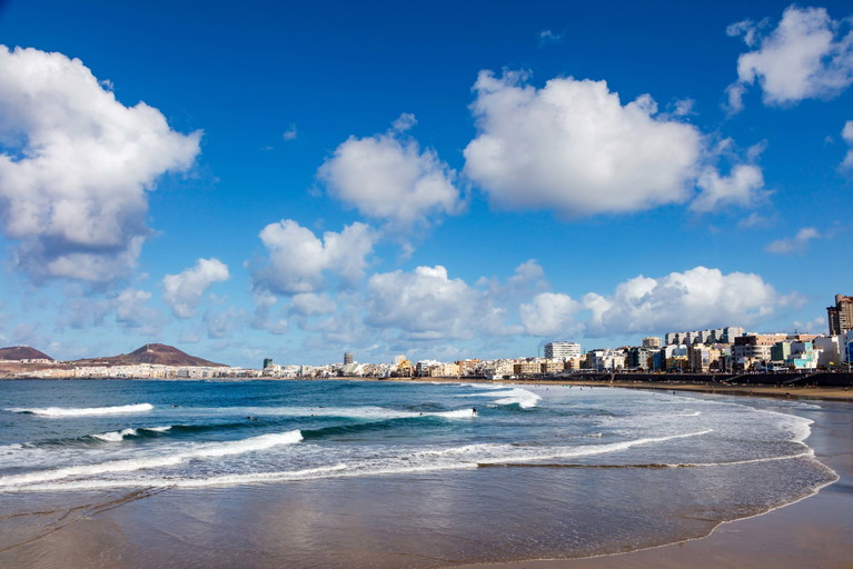 Playa de Las Canteras in Las Palmas auf Gran Canaria