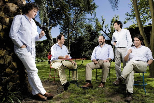 Die legendären Douro Boys: 
Dirk Niepoort, Francisco Olazábal, Cristiano van Zeller, João Ferreira Álvares Ribeiro und Tómas Roquette.