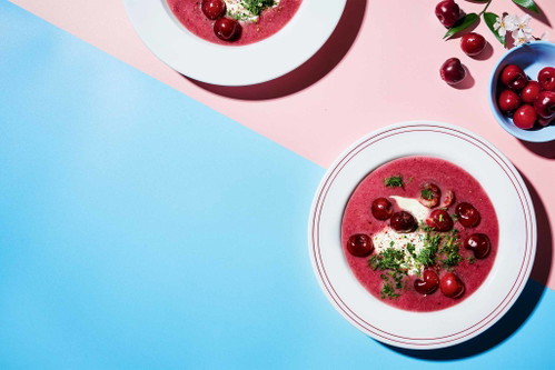Meggyleves – Ungarische Sauerkirschensuppe