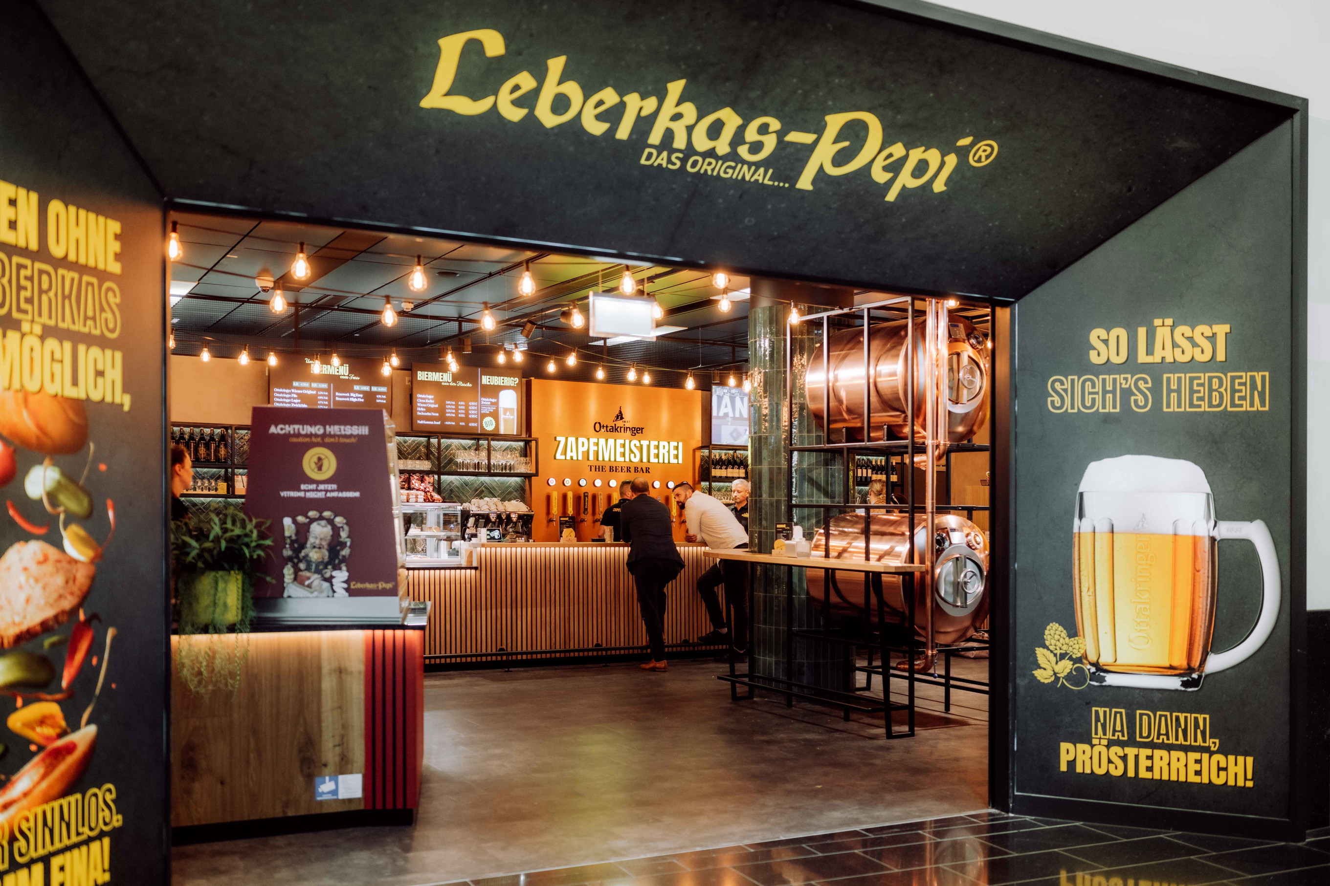 »Leberkas-Pepi« und »Ottakringer« eröffnen neuen Standort am Flughafen ...