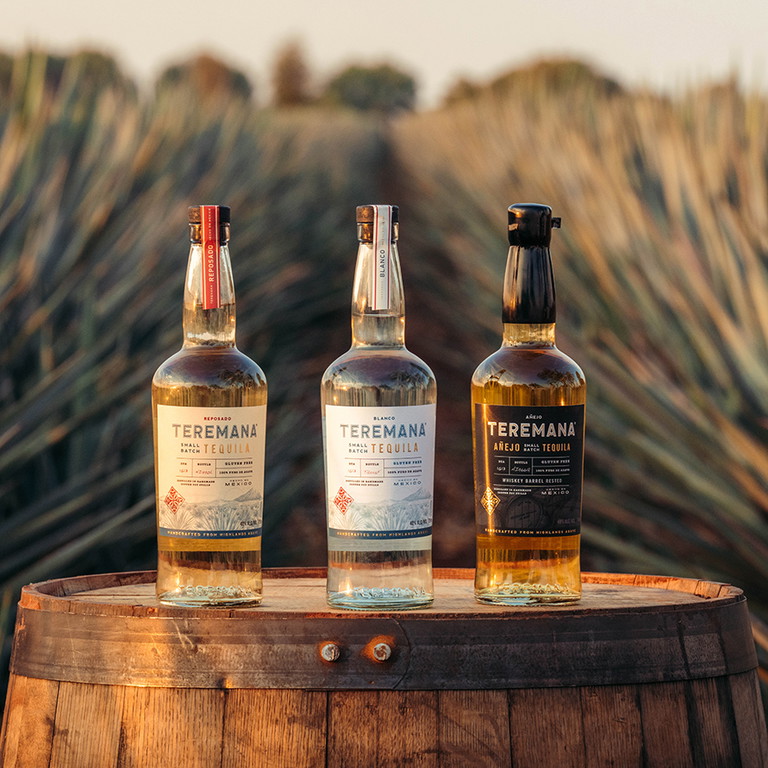 Teremana Tequila gibt es in den drei Qualitätsstufen Blanco, Reposado und Añejo.