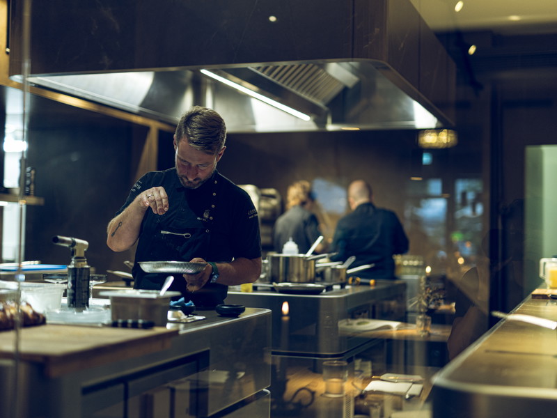 Sternekoch Sebastian Frank in seinem Restaurant »Horváth«