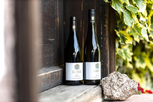 Weine von Andreas Laible in Durbach, Baden. Das Weingut liegt zehn Kilometer Luftlinie von der Elsässer Grenze entfernt.