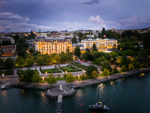 Das Lausanner «Beau-Rivage Palace».