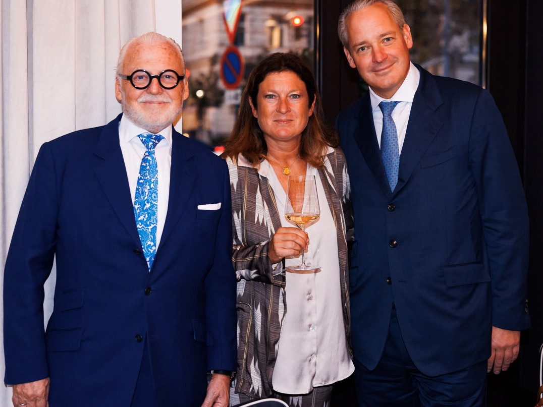 Wolfgang Rosam, Allegra Antinori und Johann Breiteneder.