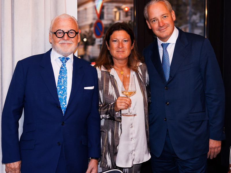 Wolfgang Rosam, Allegra Antinori und Johann Breiteneder.