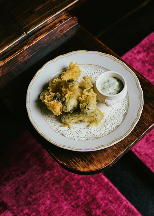 Frittierte Spreewaldguerkchen mit Dip