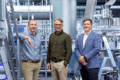 Patrik Hemmi mit Urs Schmid und Thomas Schreiber.