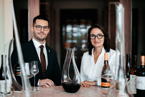 Anne-Sophie Pic mit Dominique Peretti.