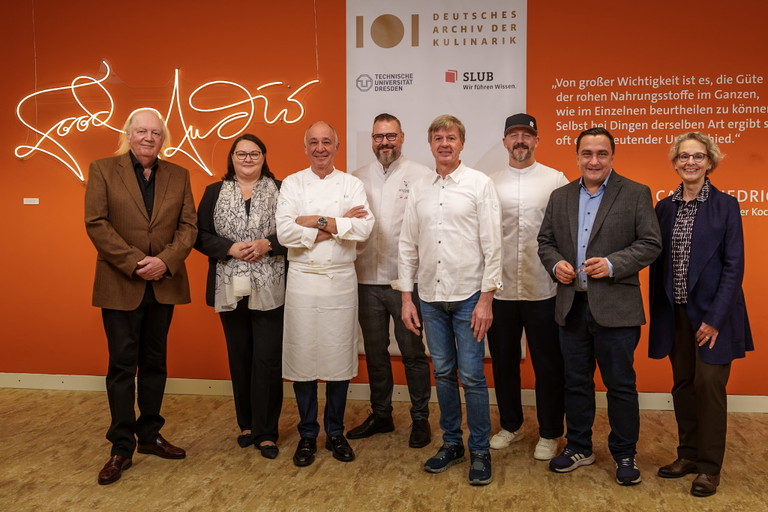 v.l.n.r.: Jürgen Dollase, Katrin Stump, Marc Haeberlin, Stefan Neugebauer, Joachim Wissler, Christian Hümbs, Torsten Michel, Prof.in Dr. Ursula.
