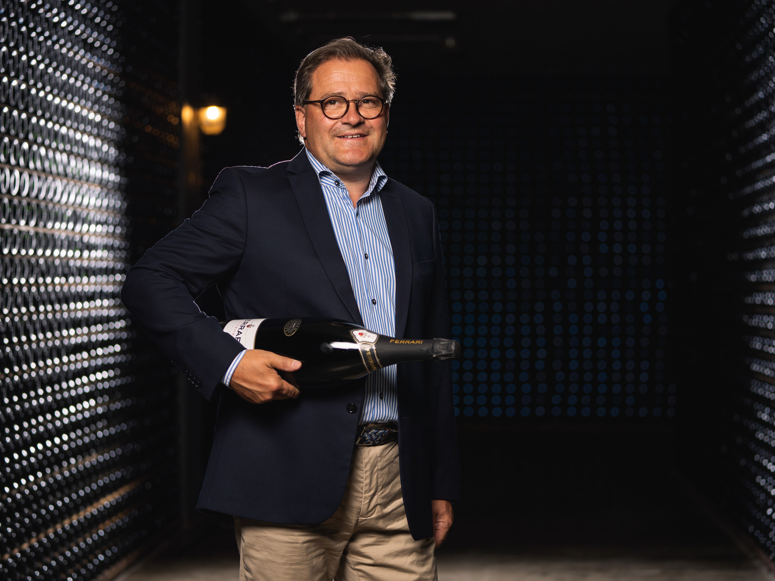 Cyril Brun, Chef de Cave bei Ferrari Trento.