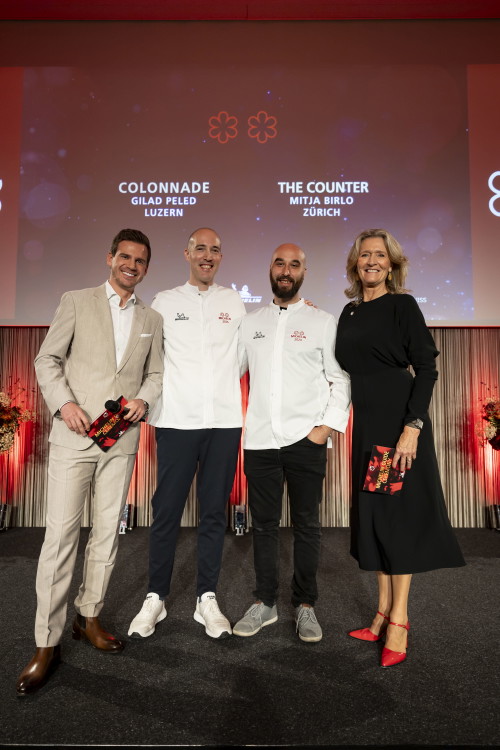 Die beiden diesjährigen Gewinner von zwei Michelin-Sternen.