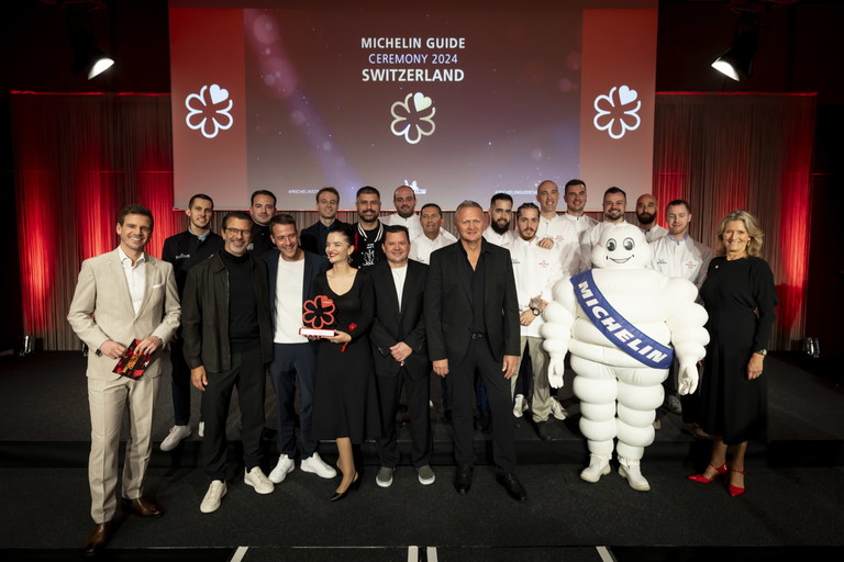 Alle Gewinner:innen der diesjährigen Michelin Guide Ceremony.