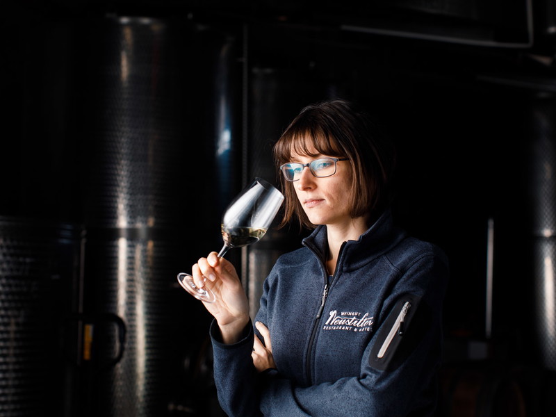 BIO-Winzerin Monika Neustifter.