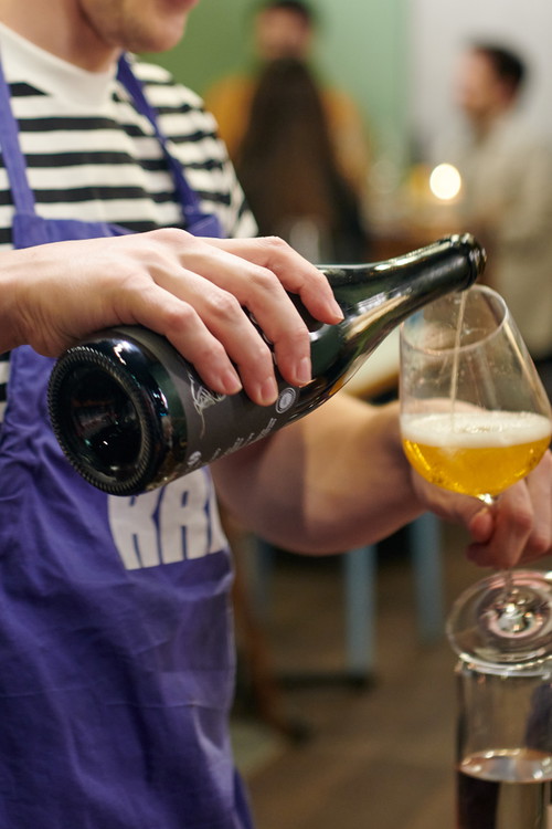 Die Ciders stammen sowohl aus der Bretagne als auch aus der Schweiz.  