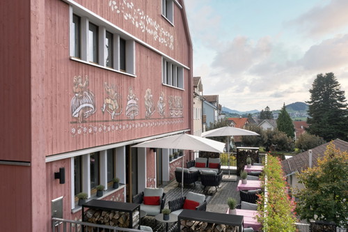 Die Terrasse.