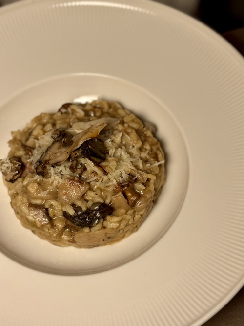 Risotto mit Steinpilzen.