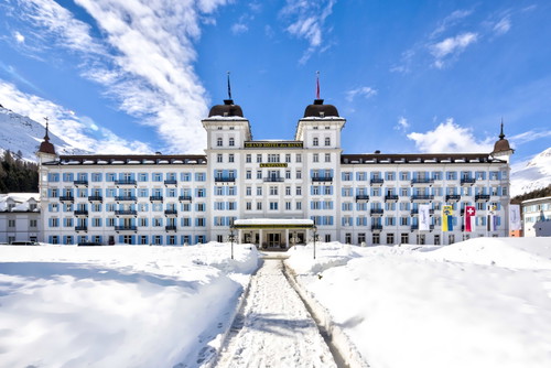 Die luxuriöse Location: Das «Grand Hotel des Bains Kempinski» in St. Moritz.