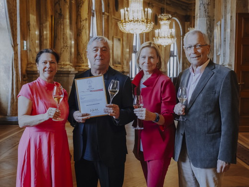 Annemarie Foidl, Sekt-Austria-Botschafterin 2023; Andreas Vitasek; Dr. Petra Stolba, Sekt-Austria-Botschafterin 2017; Dr. Ferdinand Maier, Sekt-Austria-Botschafter 2016.
