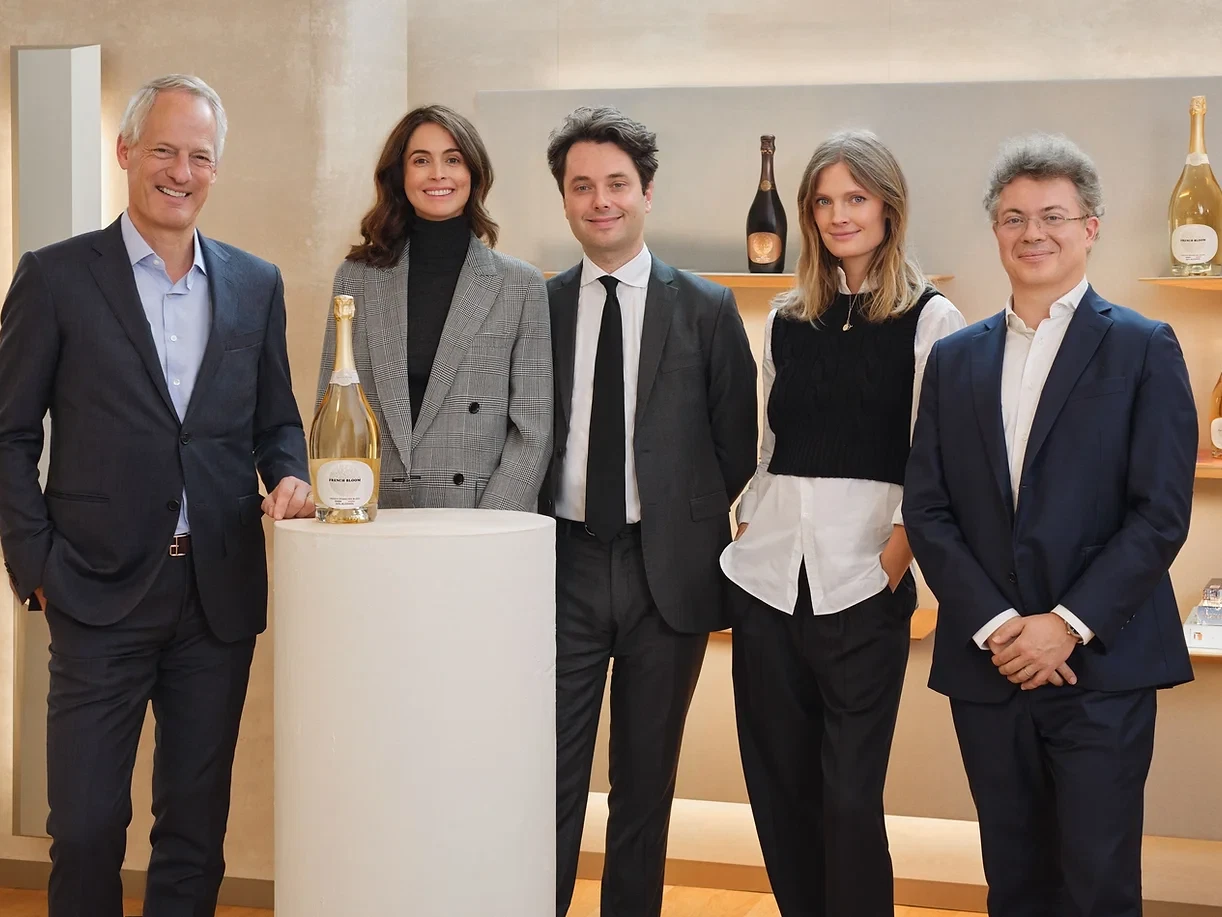 Philippe Schaus, Maggie Frerejean-Taittinger, Rodolphe Frerejean-Taittinger, Constance Jablonski and David Serre.
