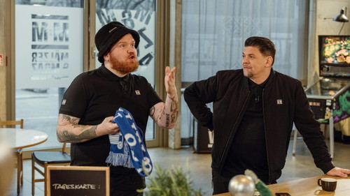 Lukas Mraz und Tim Mälzer.
