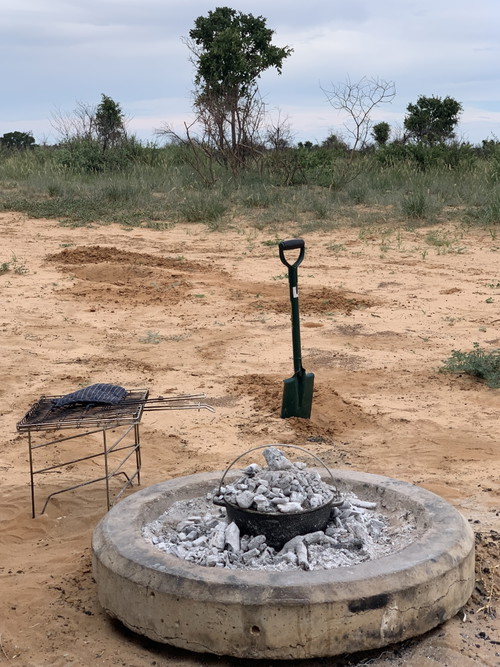 Braai in der Wüste.