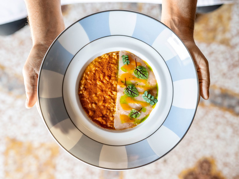 Risotto »alla Hemingway« – Piatto d'autore aus dem »Club del Doge« im Gritti.