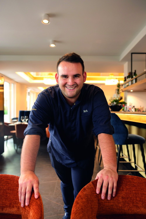 Neueröffnung des Jahres:
5 Sen:ses in Karlsruhe. Küchenchef Mario Aliberti begeistert mit seinem Konzept.
