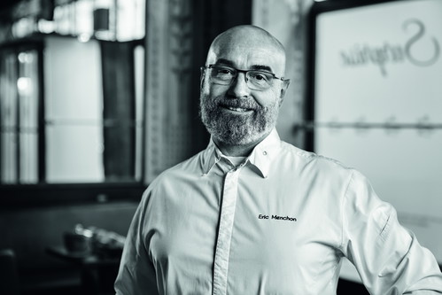 Eric Menchon, Koch des Jahres 2024, aus dem Restaurant Le Moissonnier in Köln.