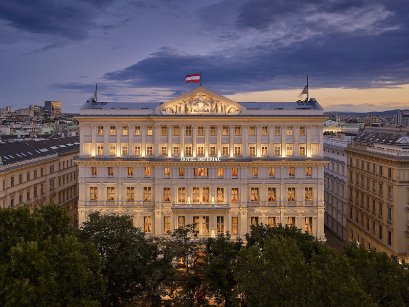Seit über 150 Jahren ein Symbol für Luxusreisen und Eleganz: Das Hotel Imperial, a Luxury Collection Hotel, Vienna. 
