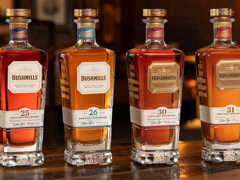 Die Bushmills Prestige Range hat mit dem 26 Year Old Crystal Malt exklusiven Zuwachs bekommen.