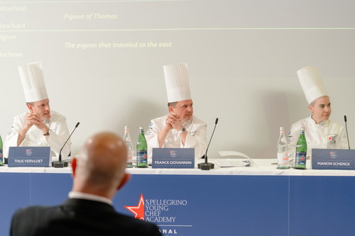 Die hochkarätige Jury, hier zu sehen: Thijs Vervloet, Franck Giovannini und Manon Schenk.
