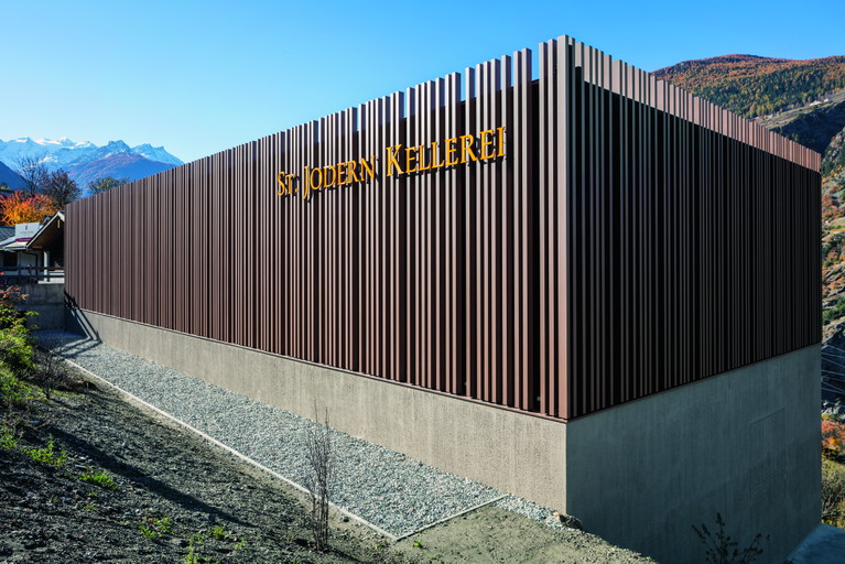 Die filigrane Fassade.